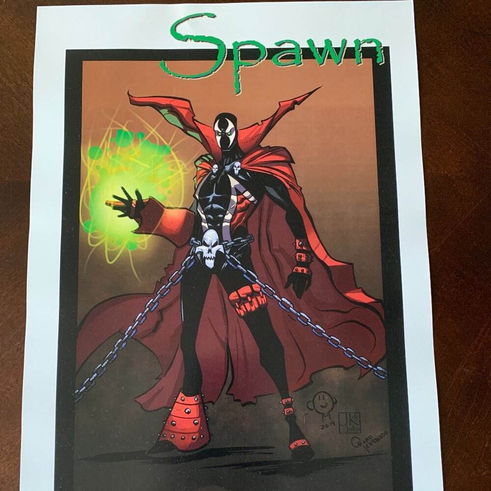 Spawn Fan Variant Art Poster Autographed